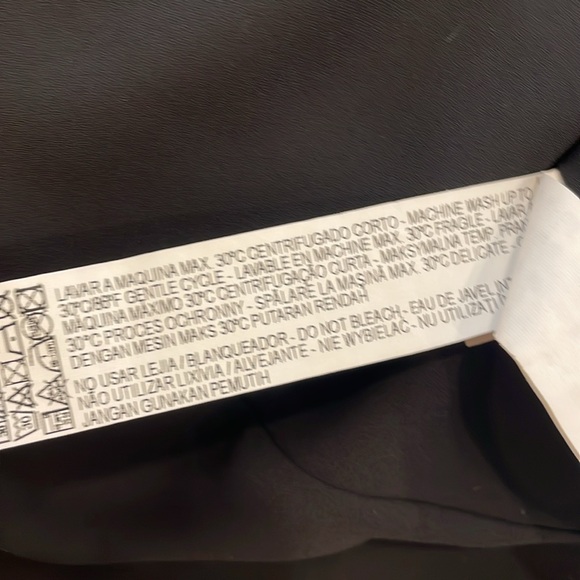 Zara asymmetric black tank top size XS - Picture 5 of 5